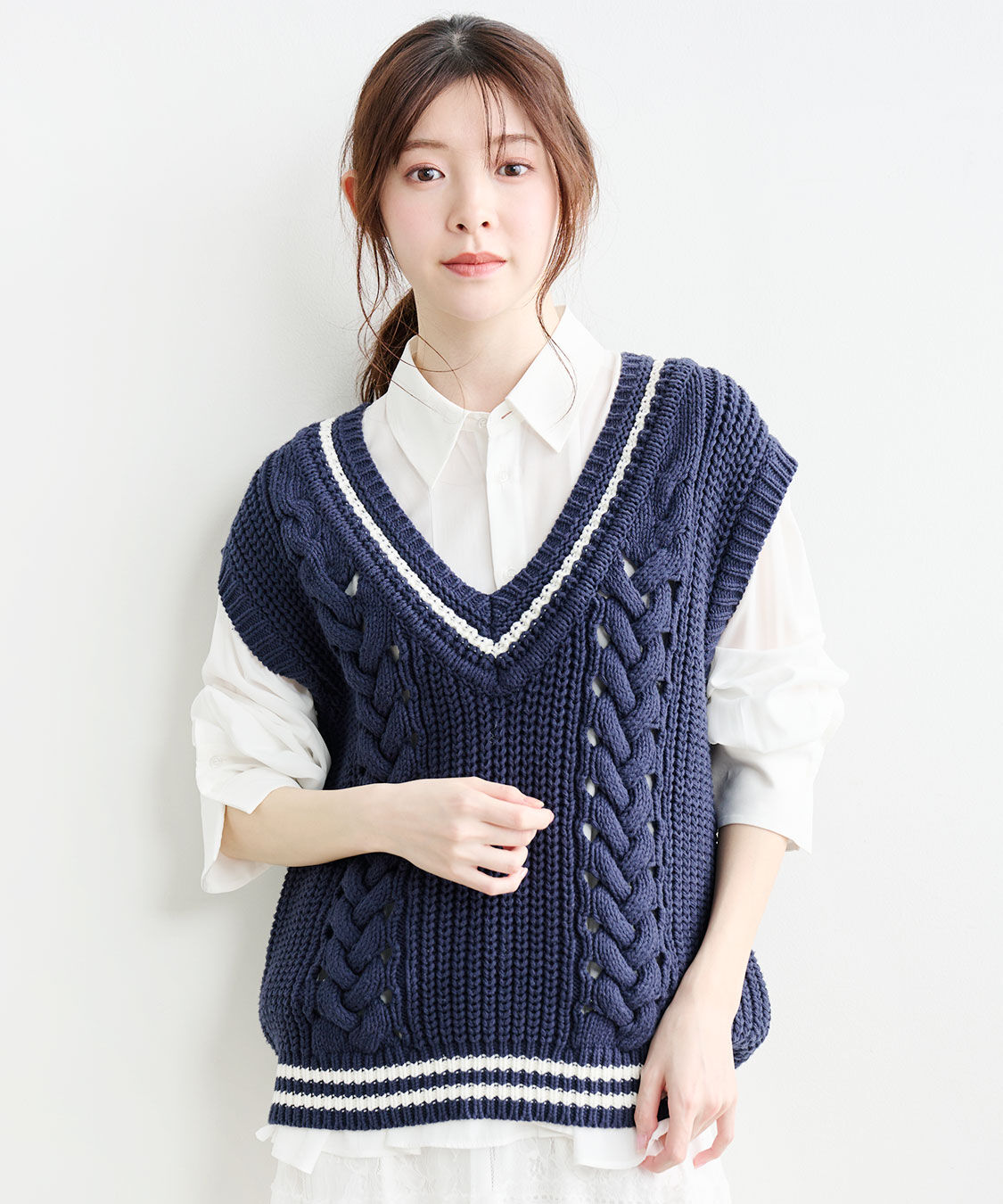 COCO DEAL「フレアペプラムシャツ」|シャツ・ブラウス|