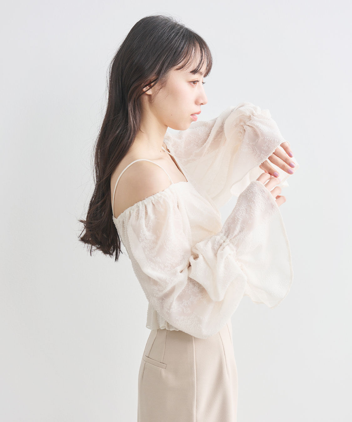 COCO DEAL「ボリュームスリーブコルセットブラウス」|シャツ・ブラウス|