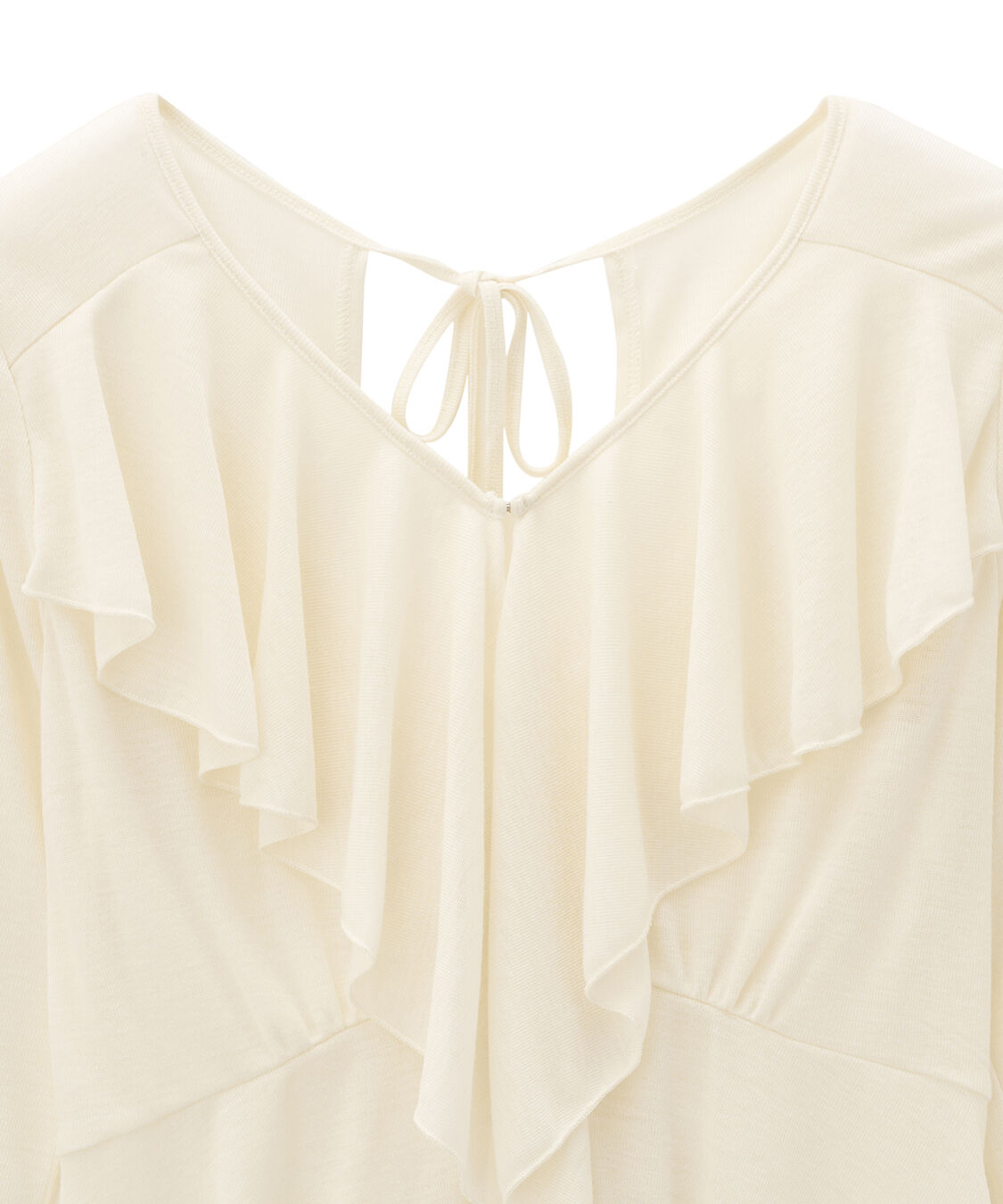 COCO DEAL「ラッフルバックシャンカットソー」|Tシャツ・カットソー|