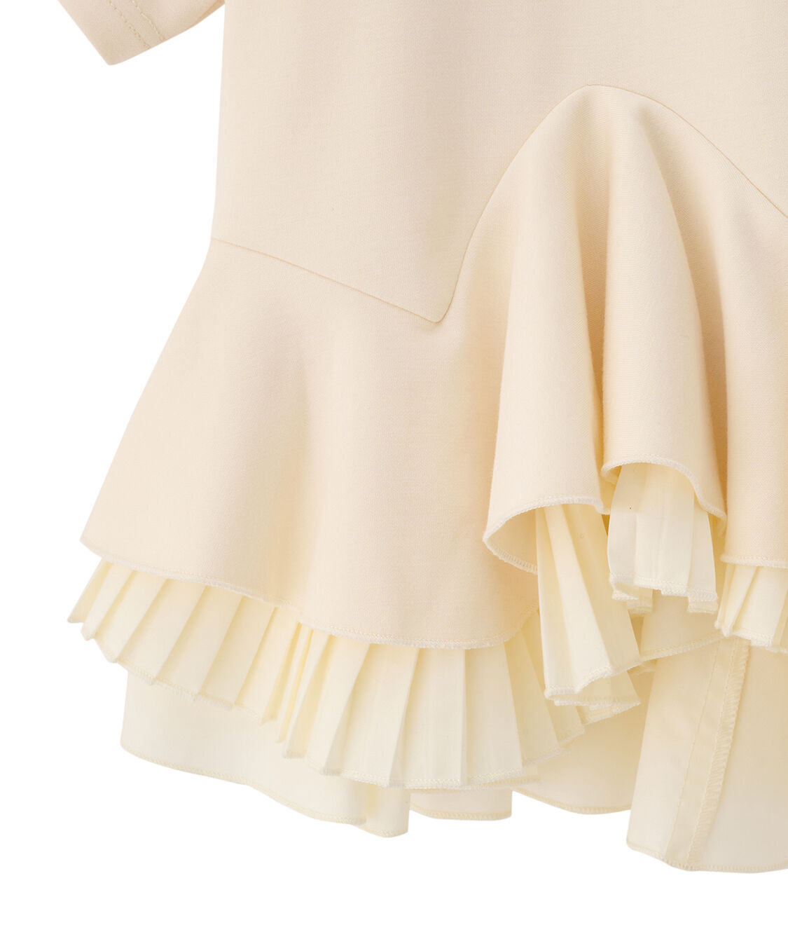 COCO DEAL「ランダムフリルペプラムトップス」|Tシャツ・カットソー|