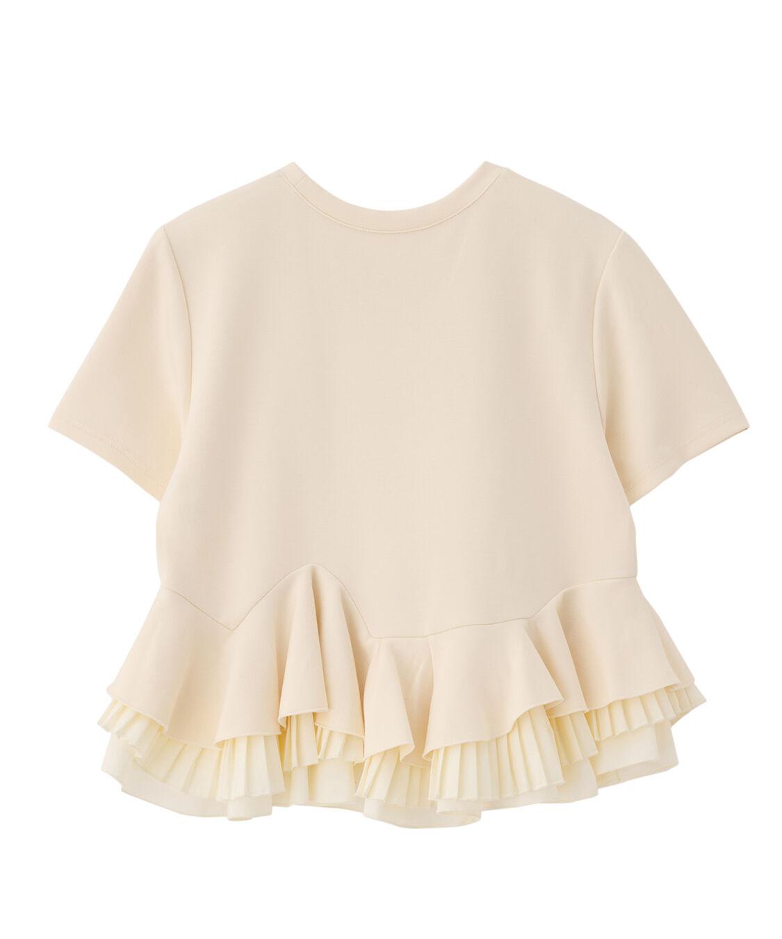 COCO DEAL「ランダムフリルペプラムトップス」|Tシャツ・カットソー|