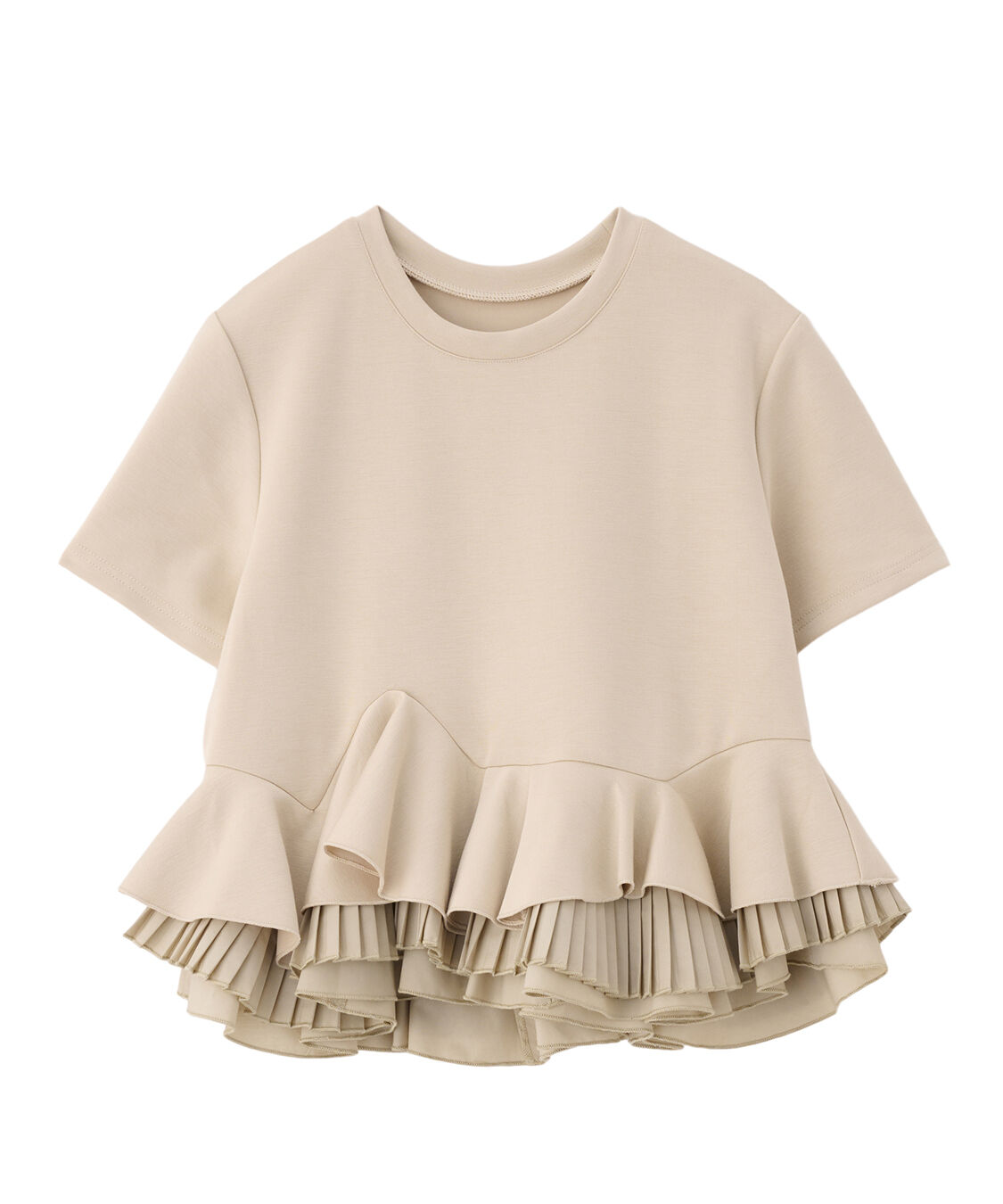 COCO DEAL「ランダムフリルペプラムトップス」|Tシャツ・カットソー|