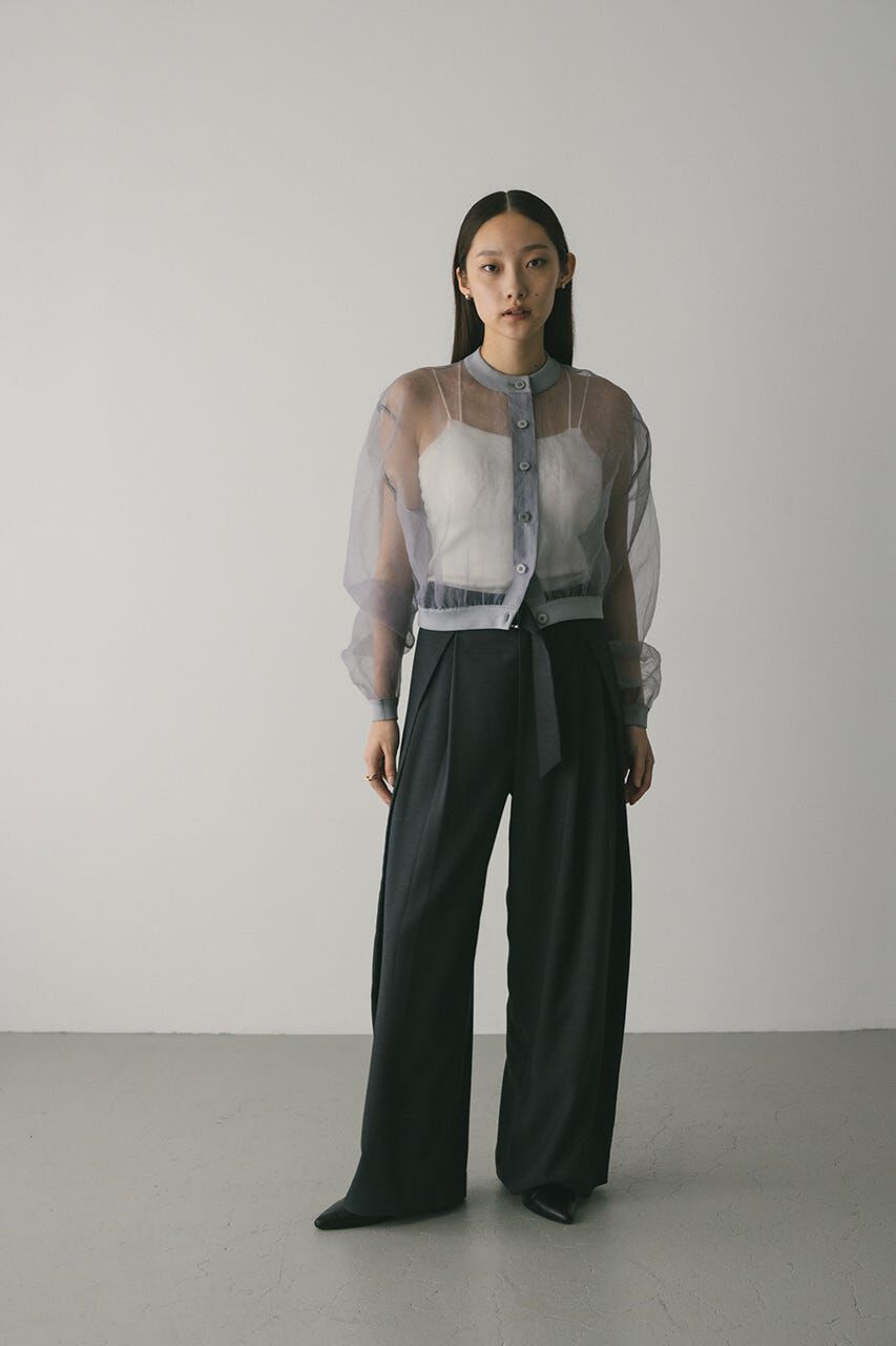 STYLEMIXER「シアーコンビネーションカーディガン」|カーディガン|