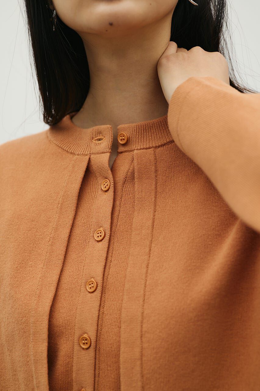 STYLEMIXER「レイヤードニットカーデ」|カーディガン|