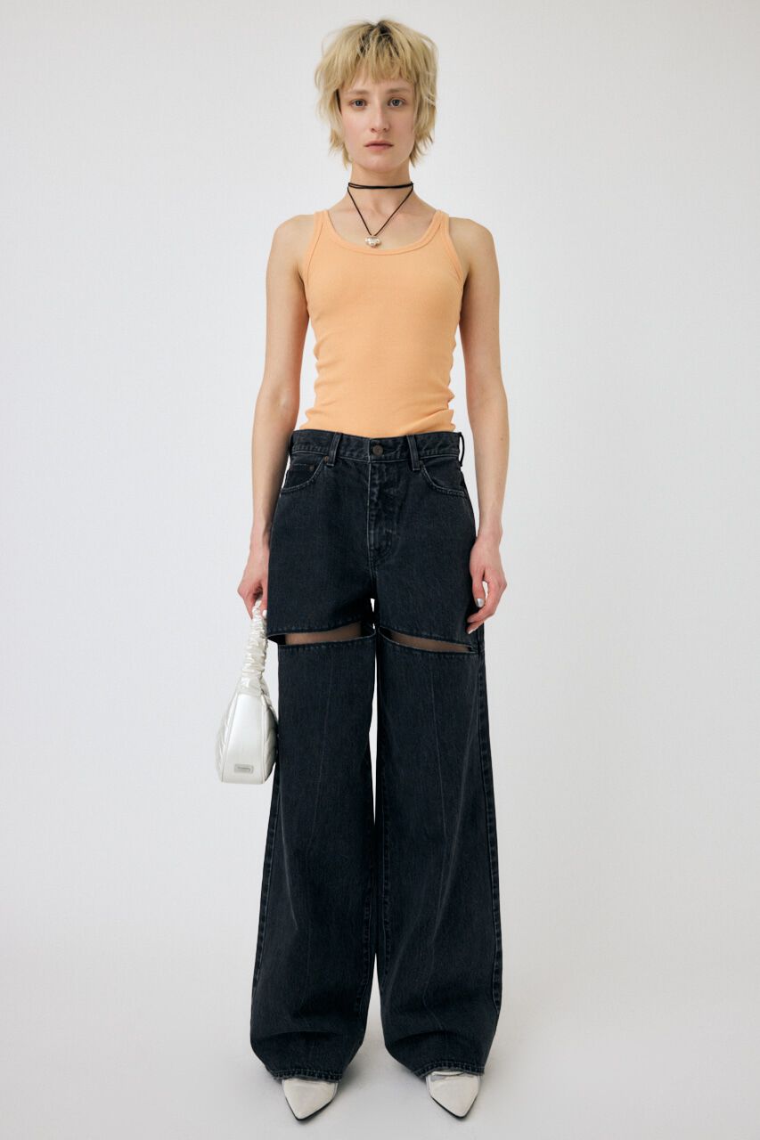 MOUSSY「BASIC RIB タンク」|タンクトップ|