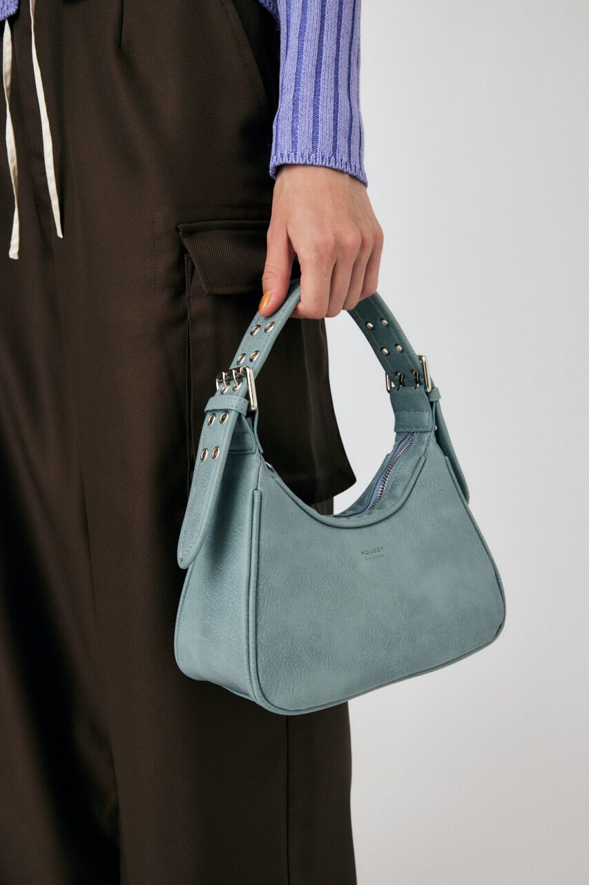 MOUSSY「EYELET ROUND ハンドバッグ」|その他|SAX