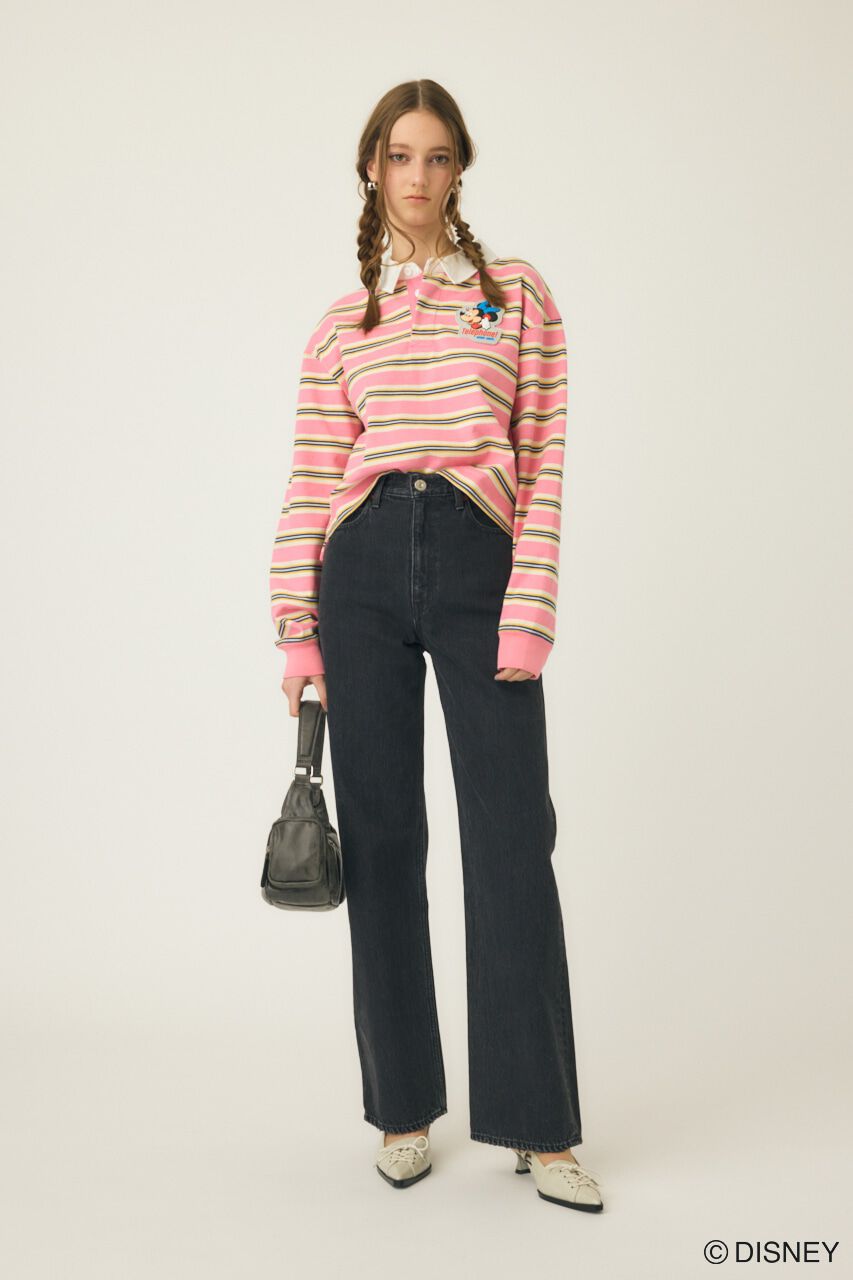 MOUSSY「MD TELEPHONE LS ポロ / MINNIE」|パーカー|