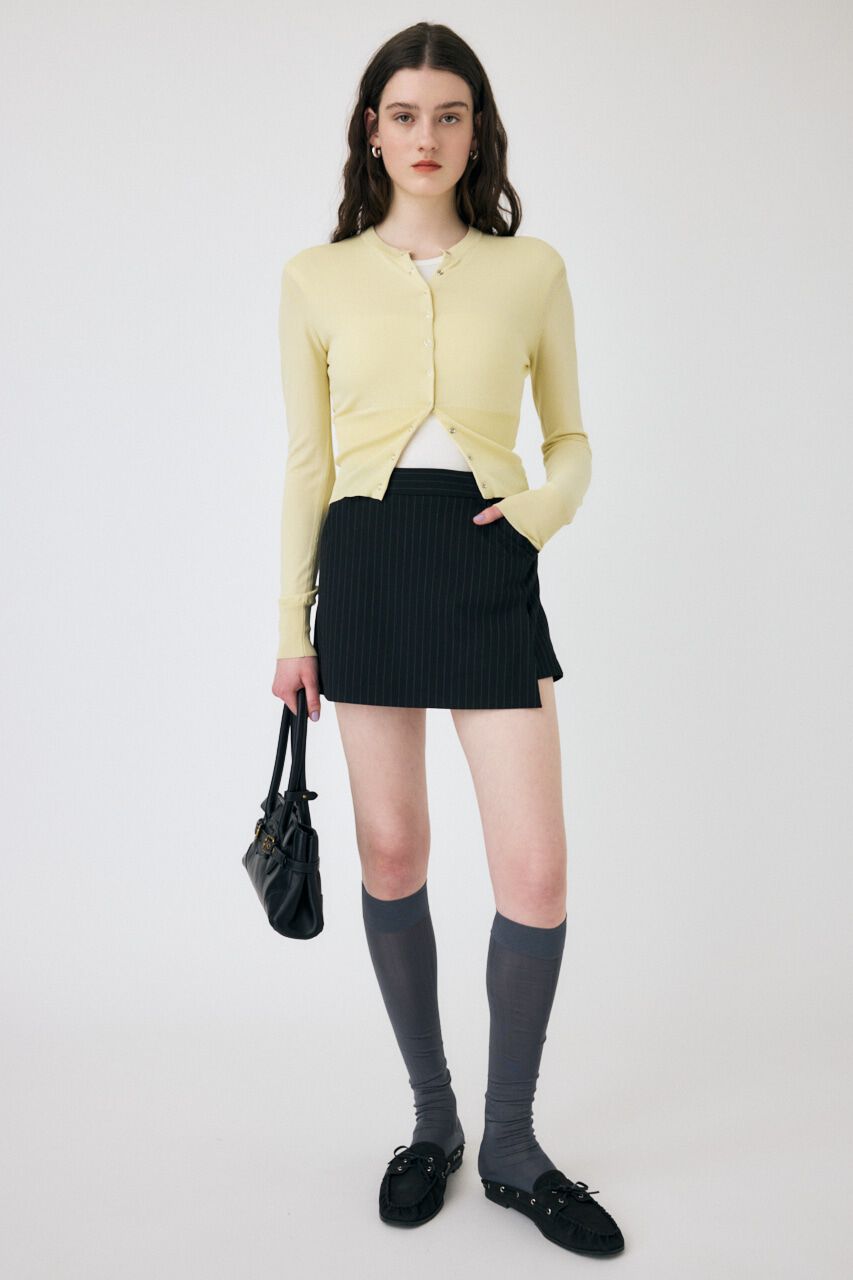 MOUSSY「WAIST SWITCHING カーディガン」|カーディガン|