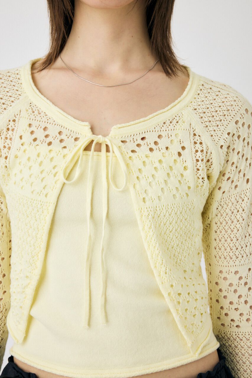 MOUSSY「OPENWORK KNIT アンサンブル」|ニット・セーター|