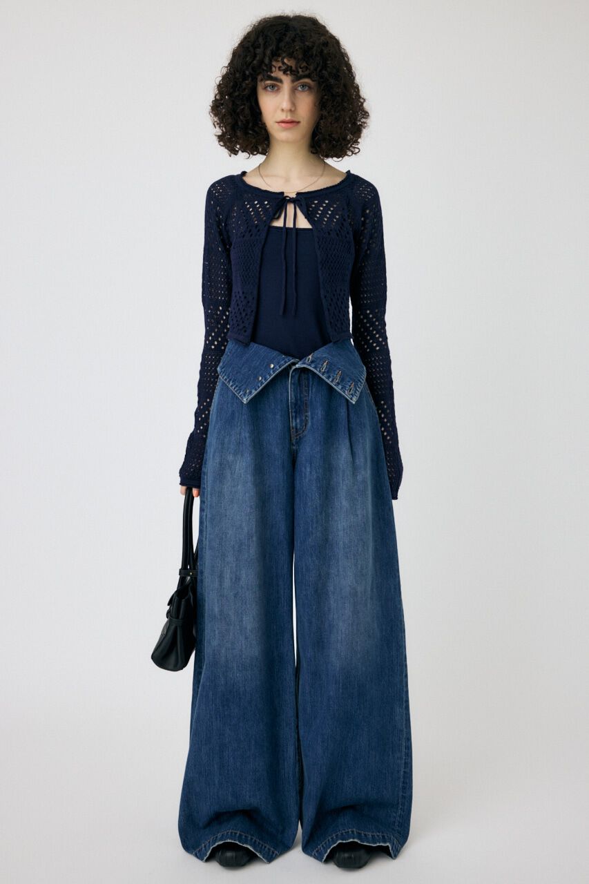 MOUSSY「OPENWORK KNIT アンサンブル」|ニット・セーター|