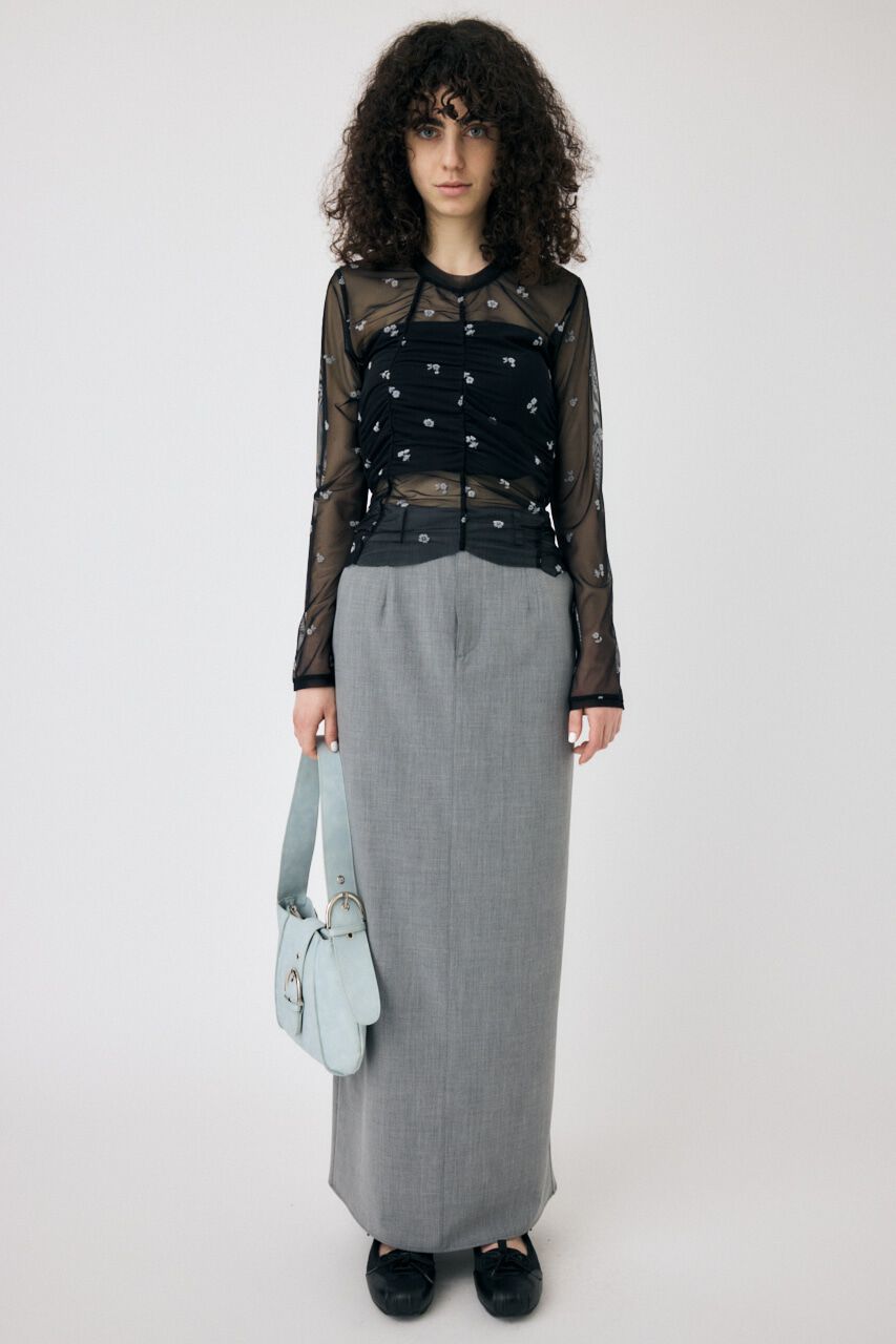 MOUSSY「FLARE BACK マキシスカート」|スカート|