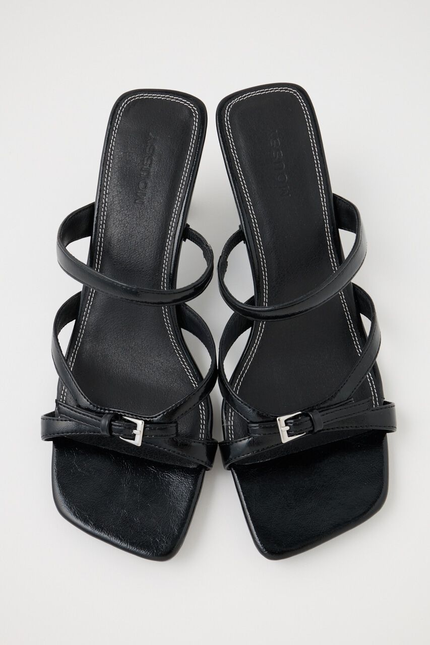 MOUSSY「TINY BELTED サンダル」|サンダル|BLK