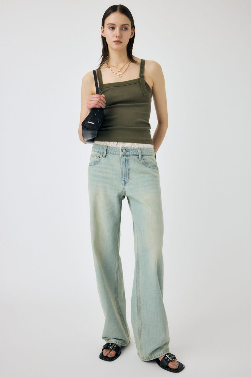 MOUSSY「FADED BELT タンク」|タンクトップ|