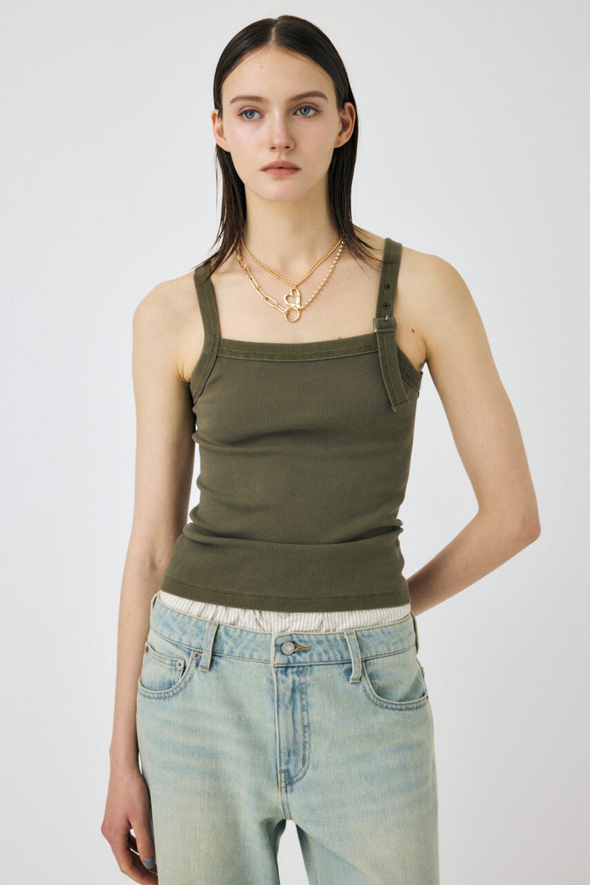 MOUSSY「FADED BELT タンク」|タンクトップ|