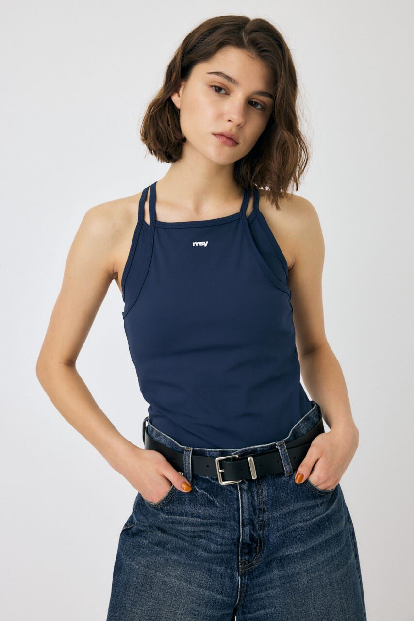 MOUSSY「LAYERED キャミソール」|キャミソール|NVY