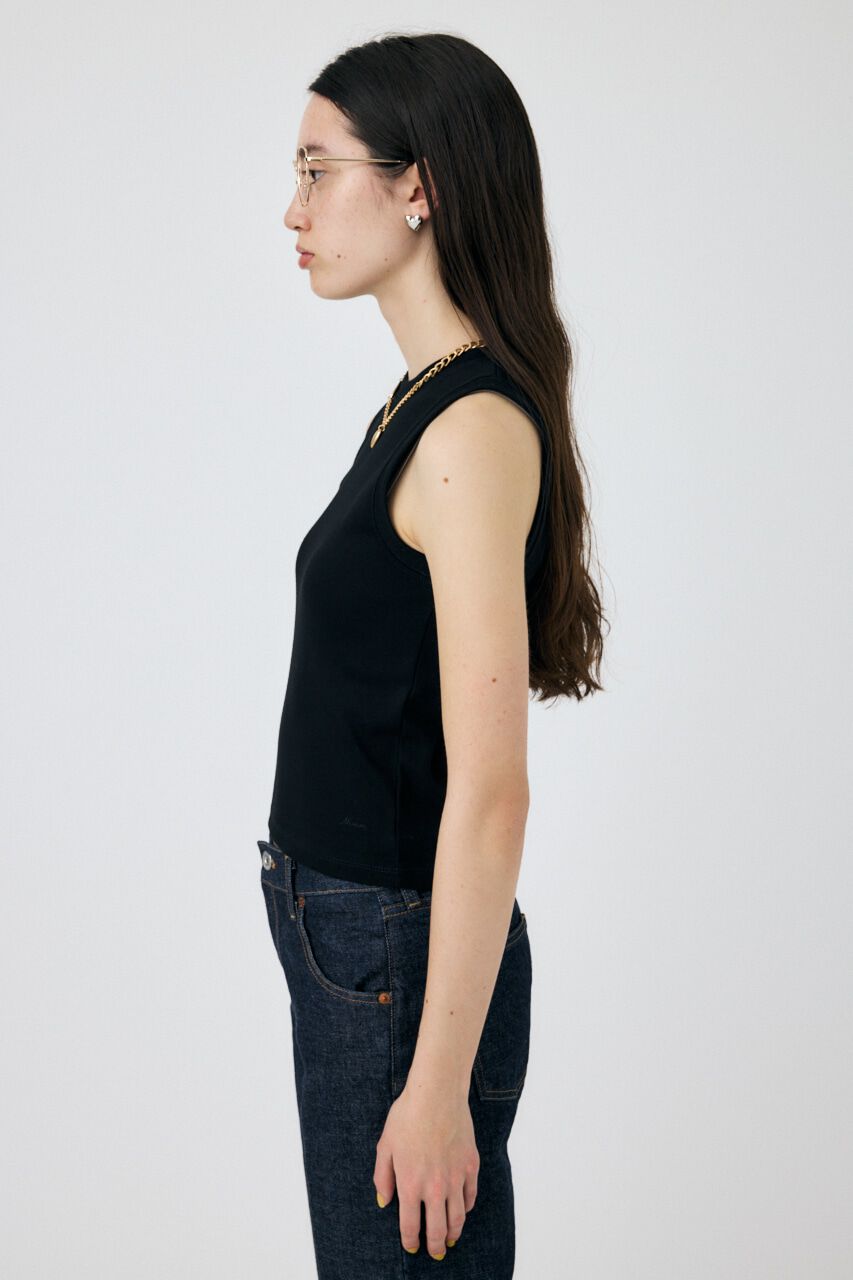 MOUSSY「SUVIN GIZA SLEEVELESS トップス」|タンクトップ|