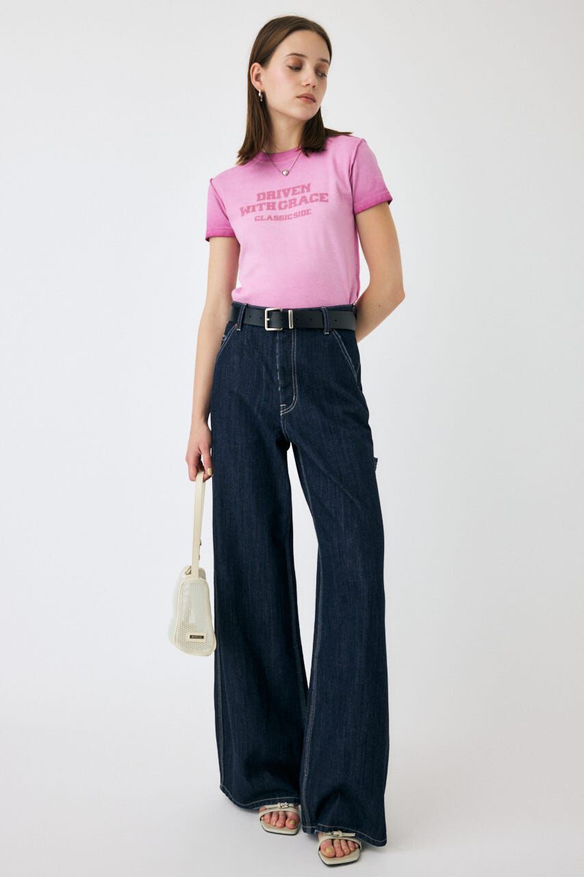 MOUSSY「BLURRED LOGO TEE」|Tシャツ・カットソー|