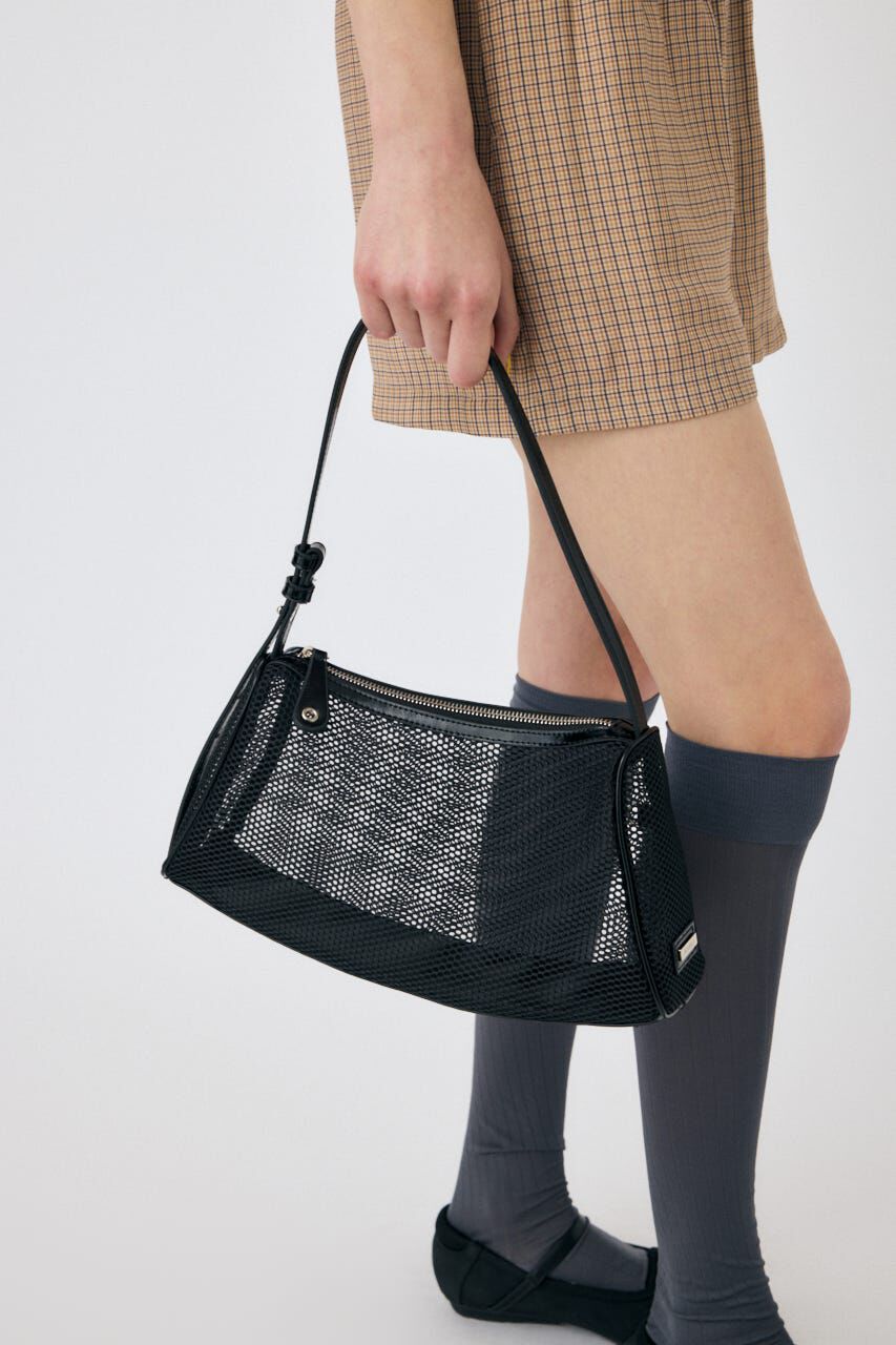 MOUSSY「MESH ONE ショルダーバッグ」|その他|BLK