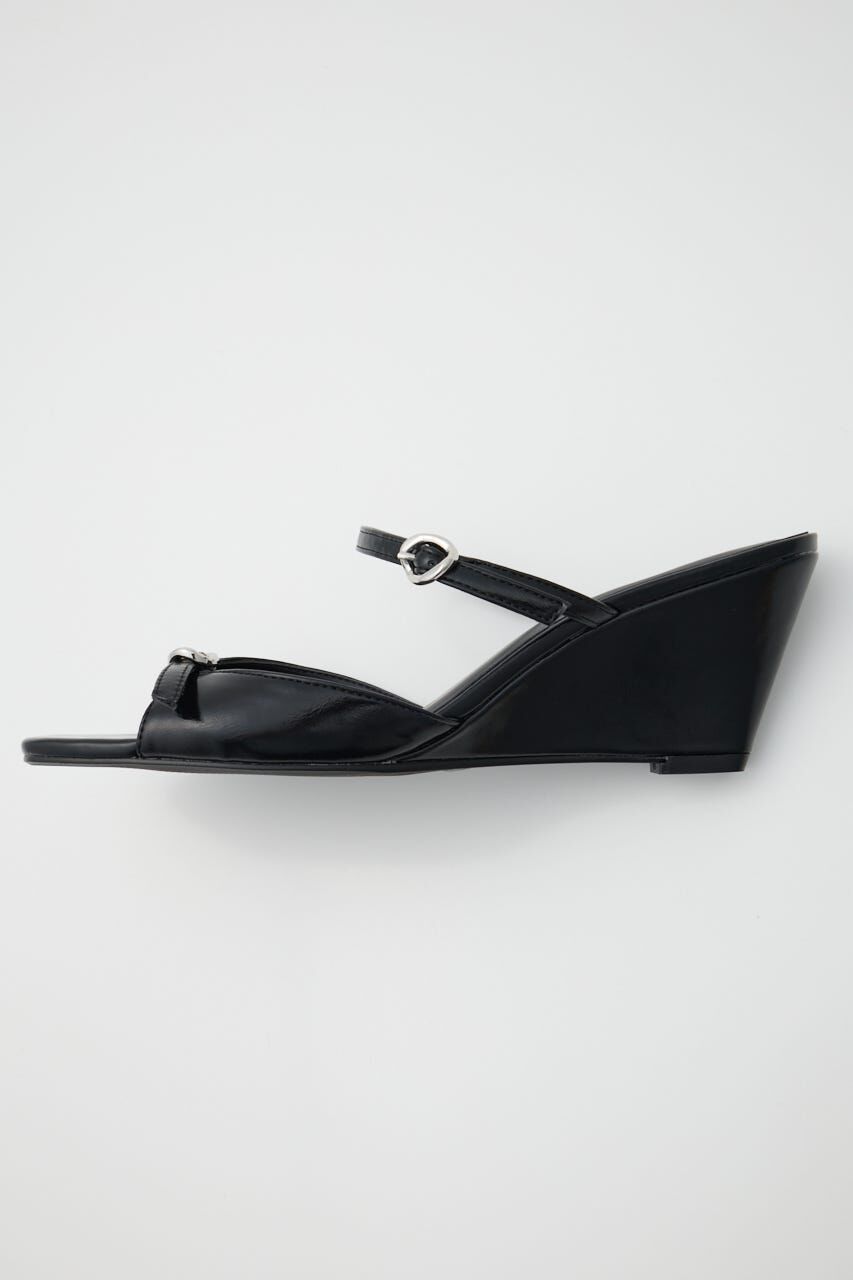 MOUSSY「DOUBLE BELTED WEDGE サンダル」|サンダル|