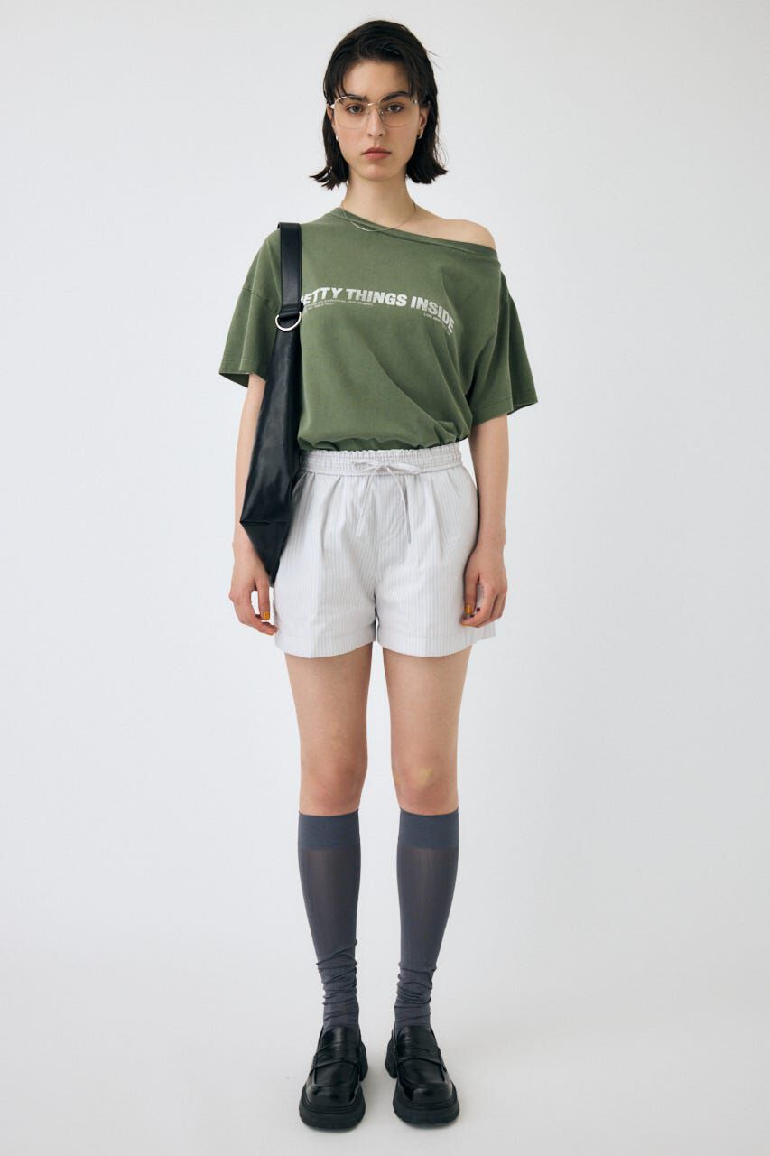 MOUSSY「ONE SHOULDER TEE」|Tシャツ・カットソー|