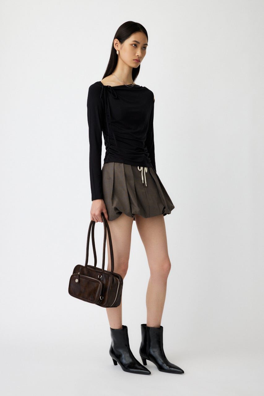 MOUSSY「TUCKED BALLOON MINI スカート」|スカート|