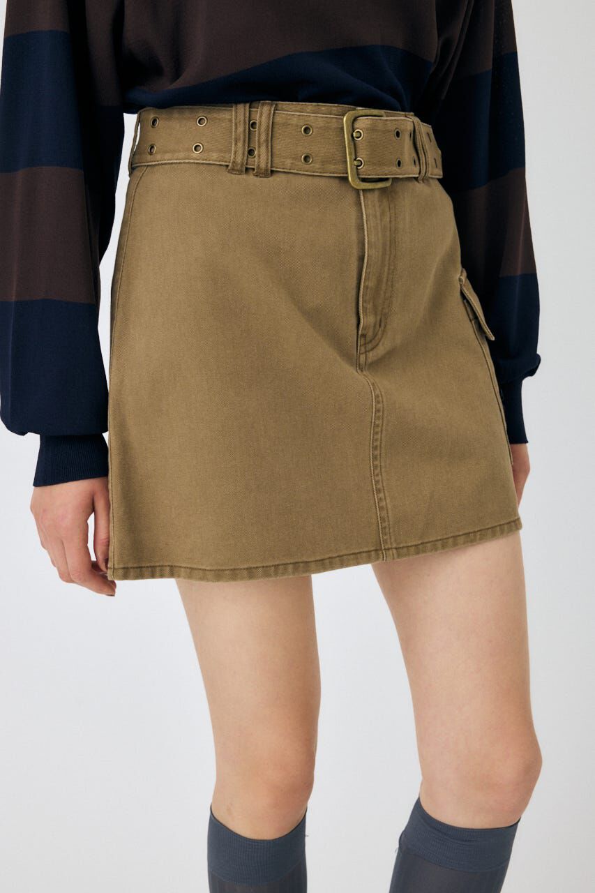 MOUSSY「BELT MINI スカート」|スカート|