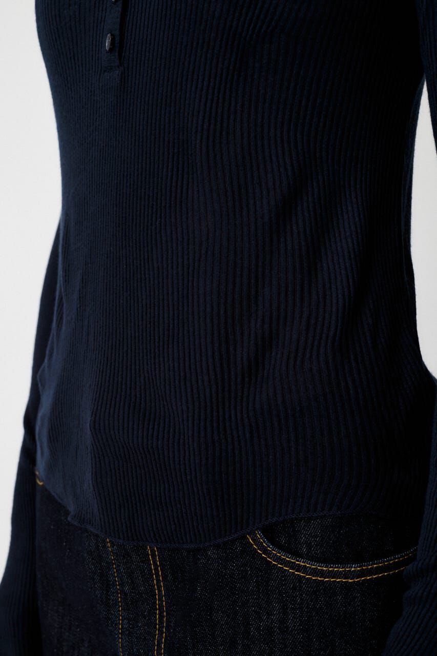 MOUSSY「HENRY NECK LONG SLEEVE Ｔシャツ」|Tシャツ・カットソー|