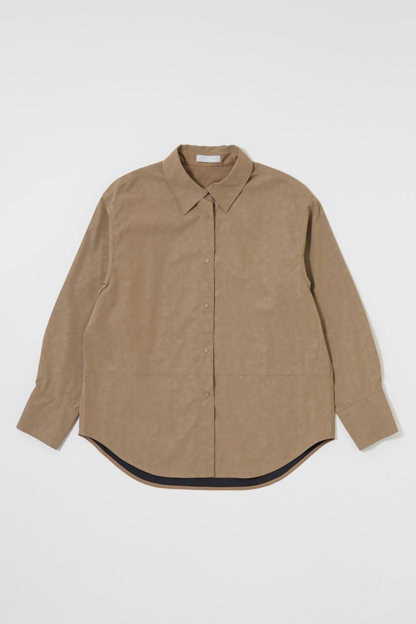 MOUSSY「F/LEATHER シャツ」|シャツ・ブラウス|