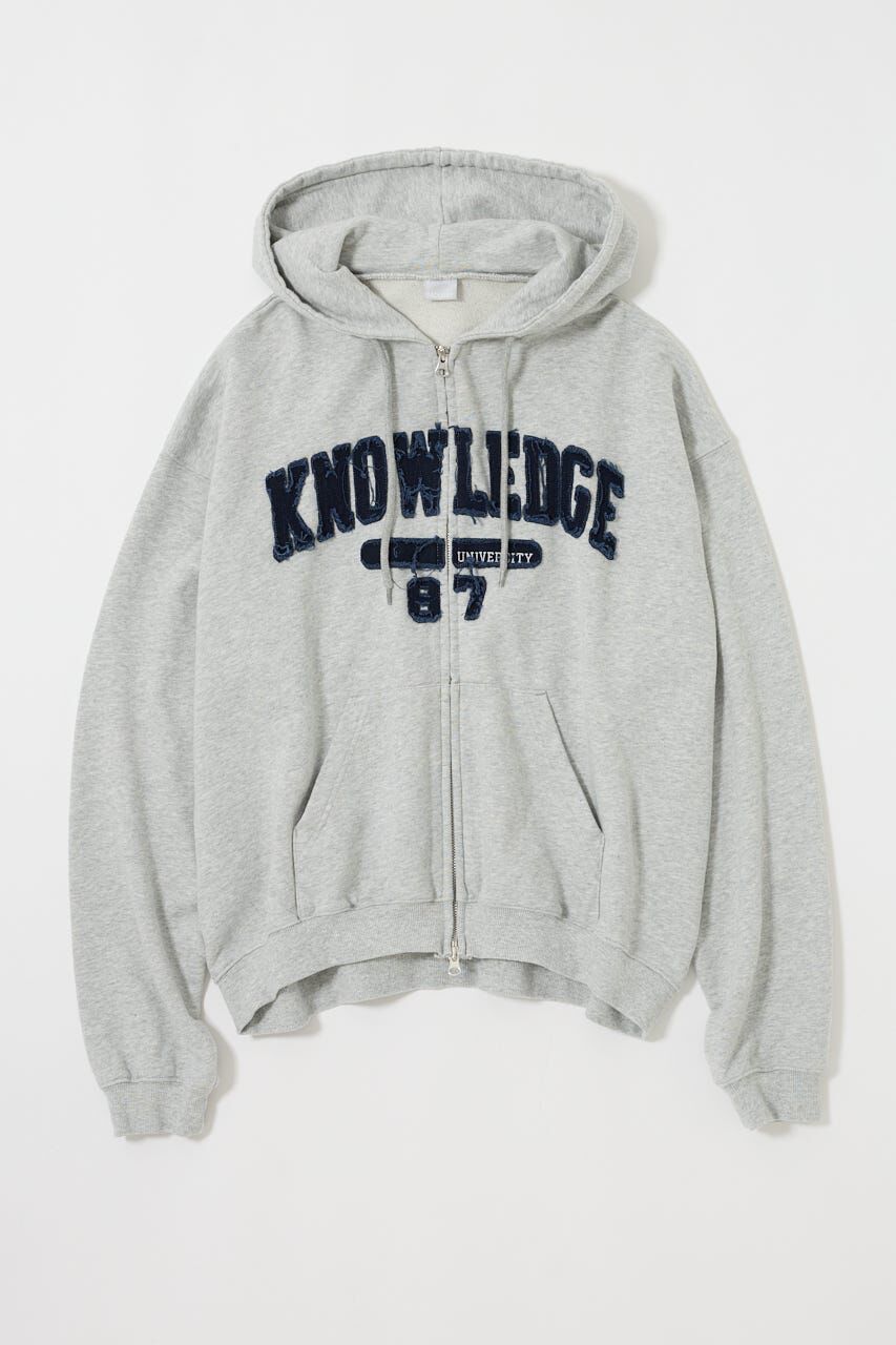 MOUSSY「COLLEGIATE ZIP フーディー」|パーカー|