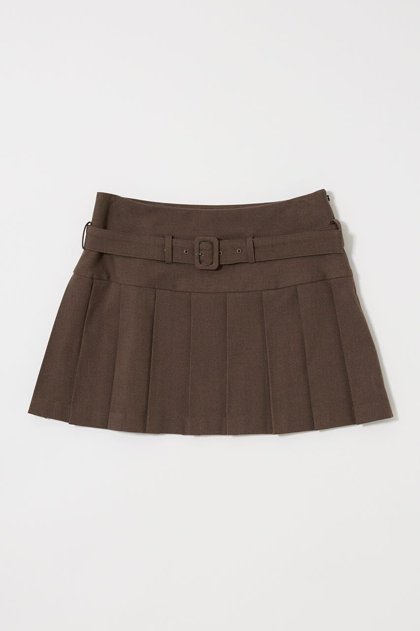 MOUSSY「LOW SLUNG PLEATED MINI スカート」|スカート|