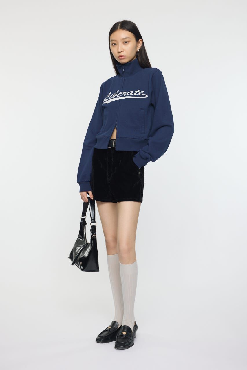 MOUSSY「VARSITY LOGO TRACK ジャケット」|Tシャツ・カットソー|