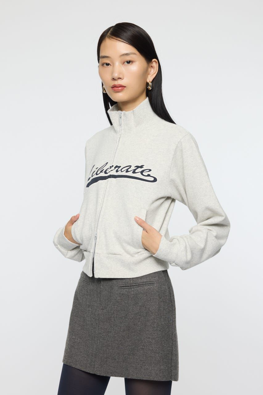 MOUSSY「VARSITY LOGO TRACK ジャケット」|Tシャツ・カットソー|