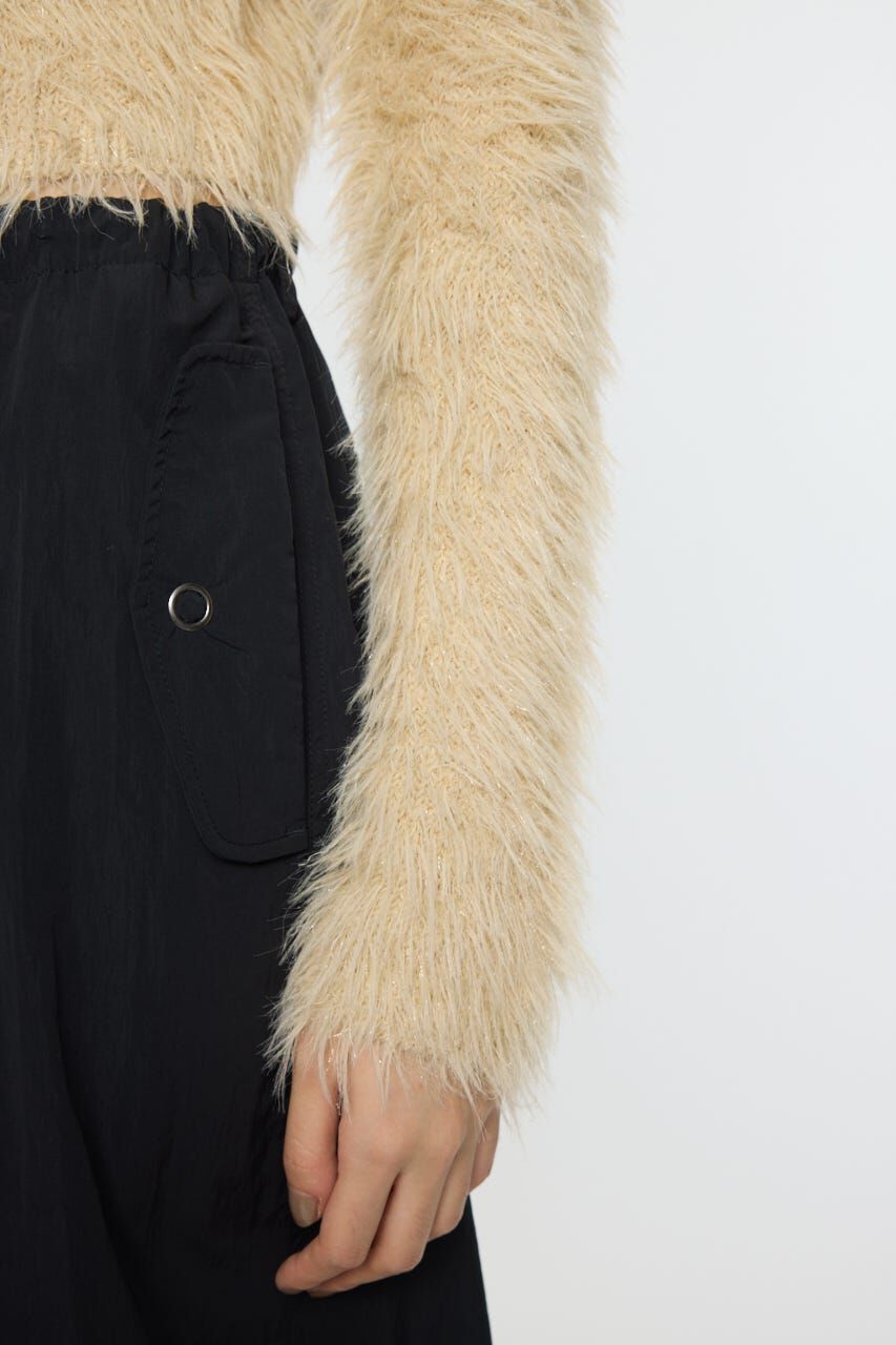 MOUSSY「FEATHER LIKE KNIT シャツ」|ニット・セーター|