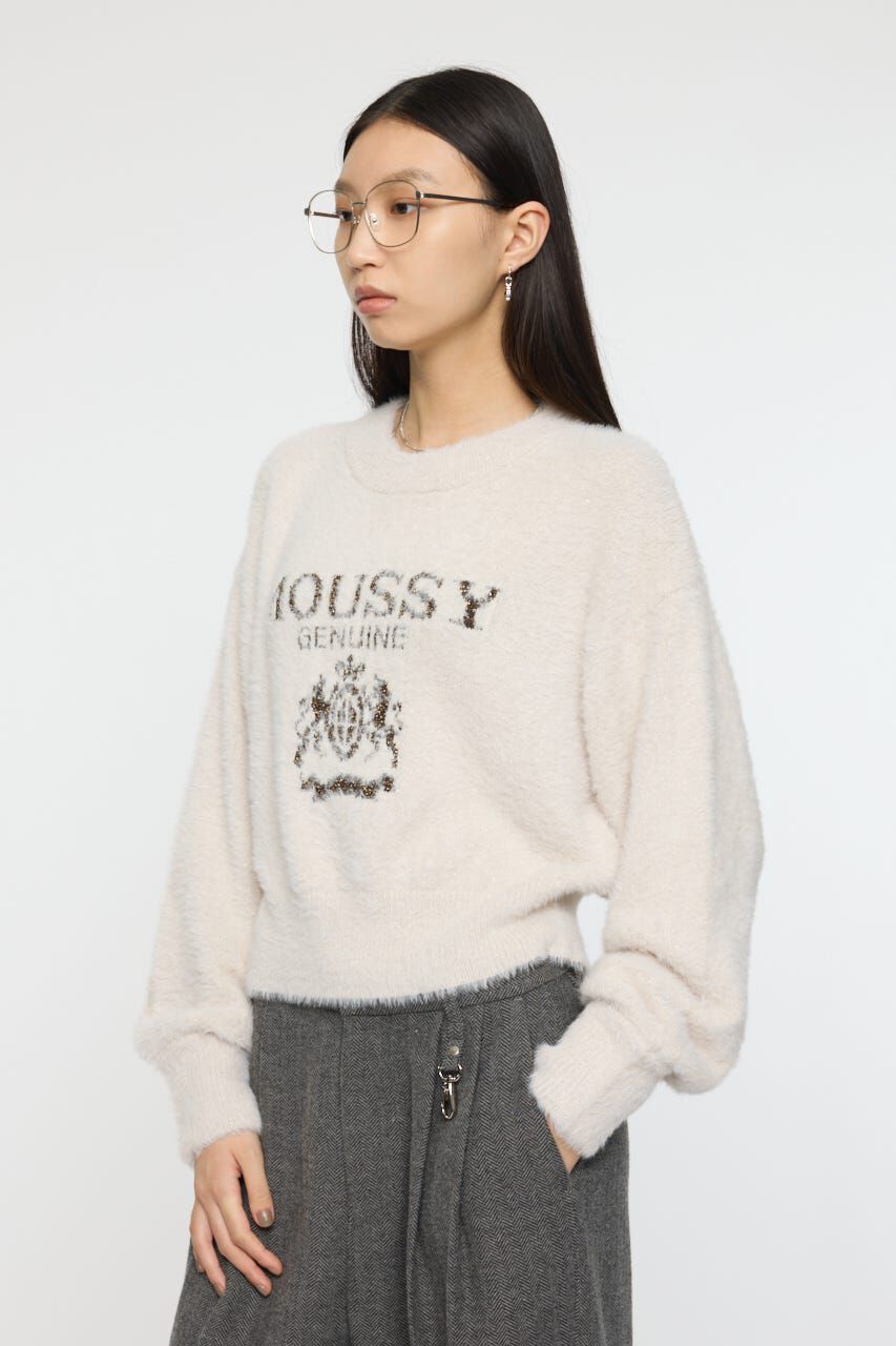 MOUSSY「FLUFFY MOUSSY KNIT トップス」|ニット・セーター|