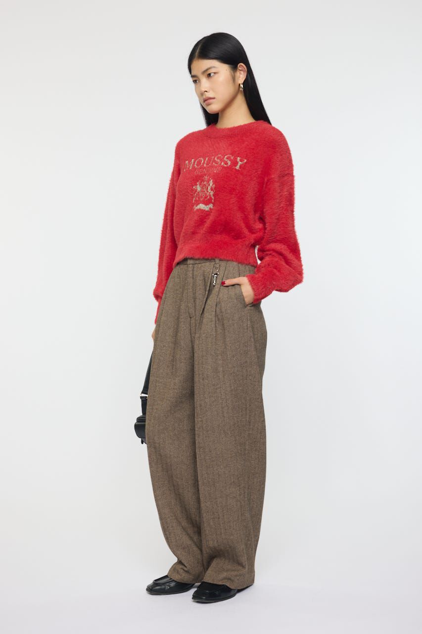 MOUSSY「FLUFFY MOUSSY KNIT トップス」|ニット・セーター|