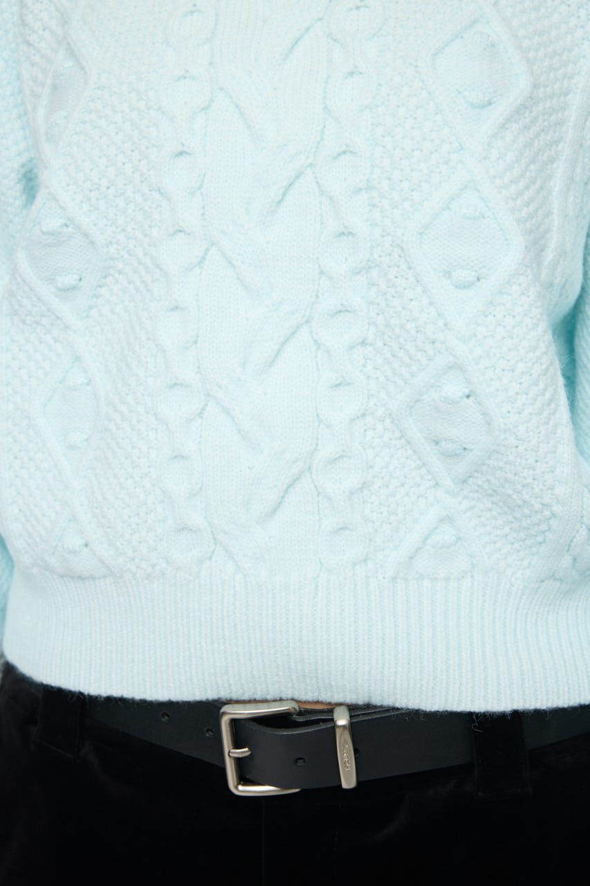 MOUSSY「POPCORN CABLE セーター」|ニット・セーター|