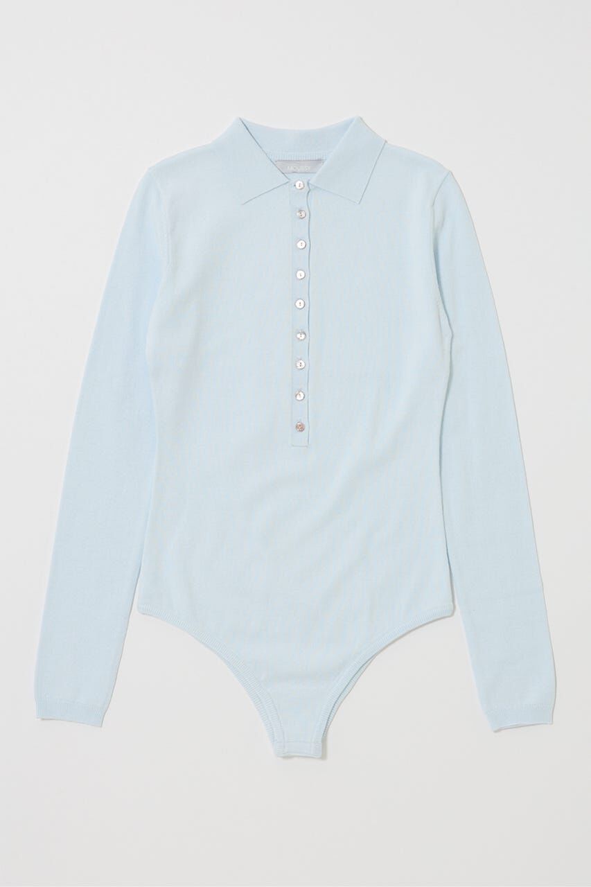 MOUSSY「WITH COLLAR KNIT ボディースーツ」|ニット・セーター|