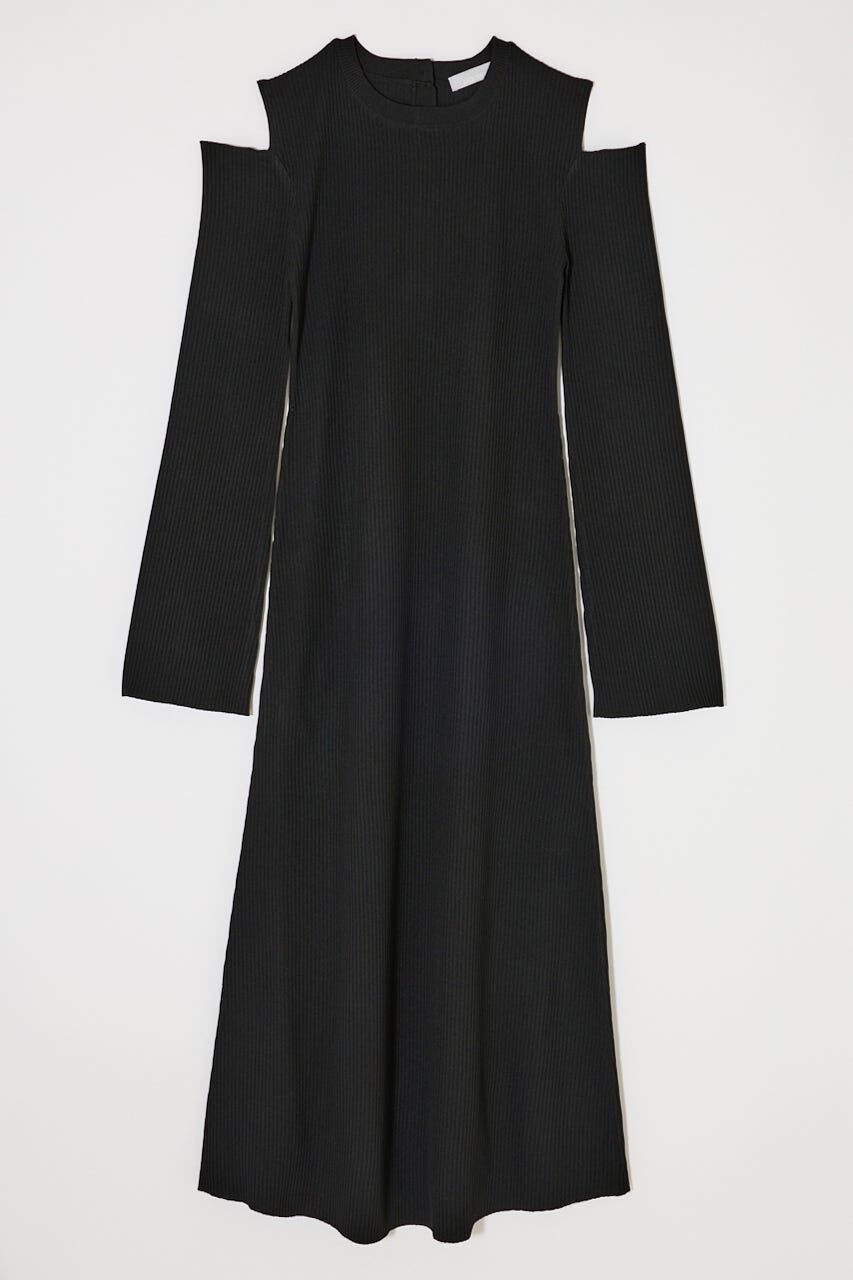 MOUSSY「OPEN SHOULDER KNIT ドレス」|ワンピース|
