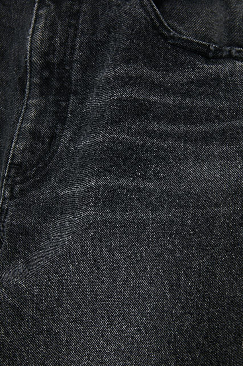 MOUSSY「MVS BLACK FLARE / ロングサイズ」|デニム|