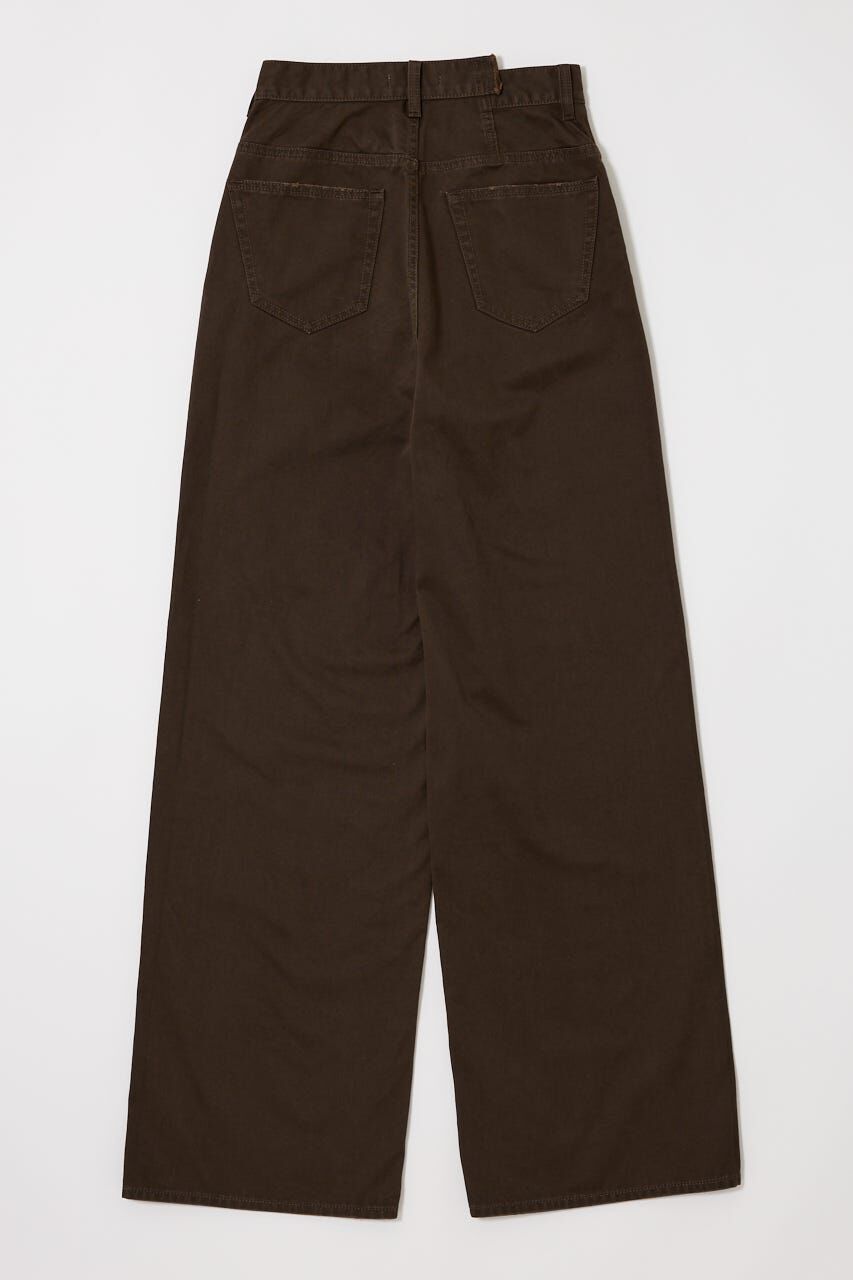 MOUSSY「CROSS CHINO WIDE STRAIGHT」|デニム|