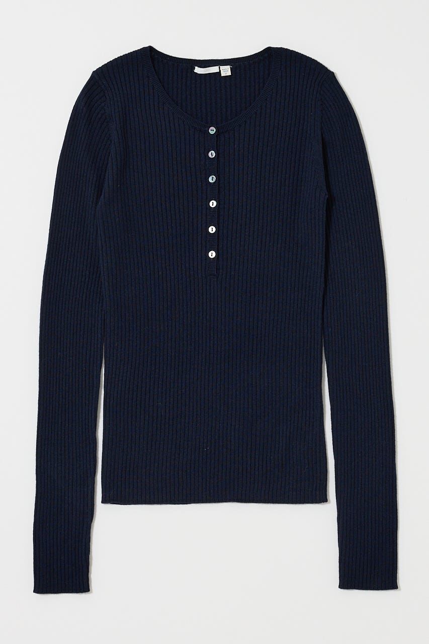 MOUSSY「CALM TOUCH HENRY NECK トップス」|ニット・セーター|