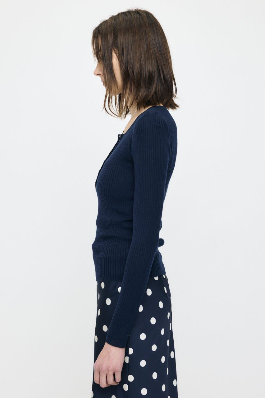 MOUSSY「CALM TOUCH HENRY NECK トップス」|ニット・セーター|