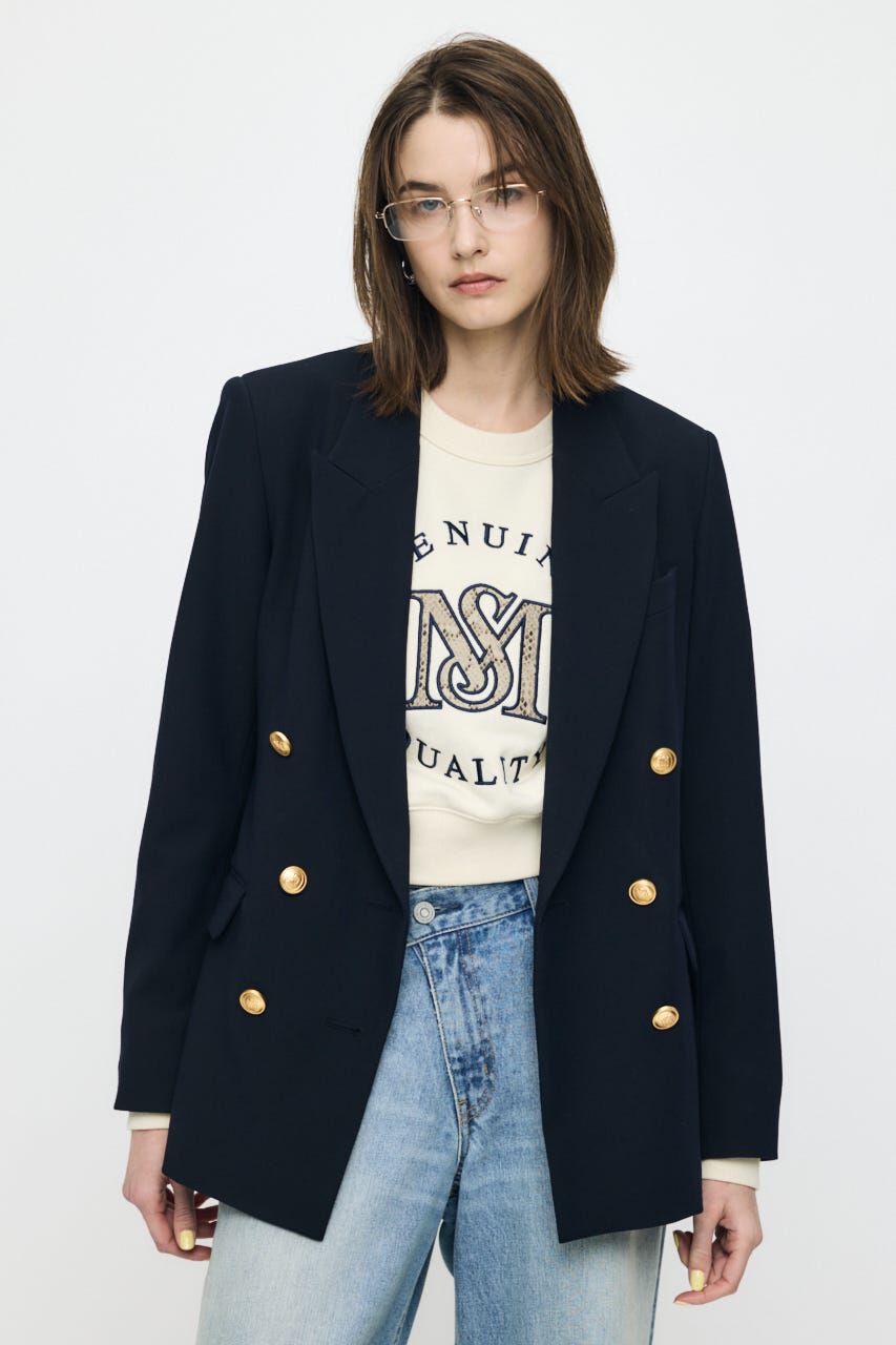 MOUSSY「DOUBLE BREASTED ジャケット」|その他|NVY