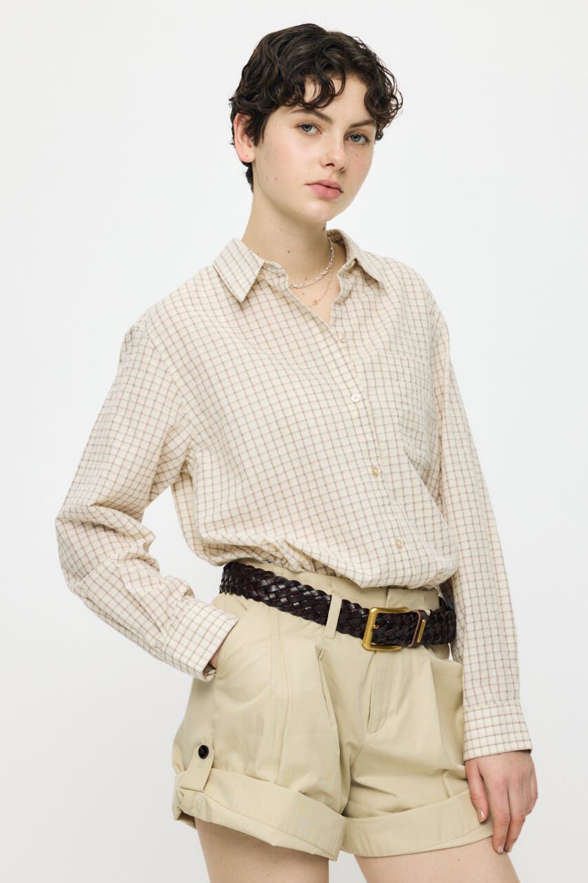 MOUSSY「SUCKER CHECK シャツ」|シャツ・ブラウス|IVOY3