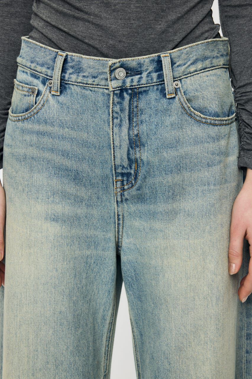 MOUSSY「HORSESHOE バギー」|デニム|