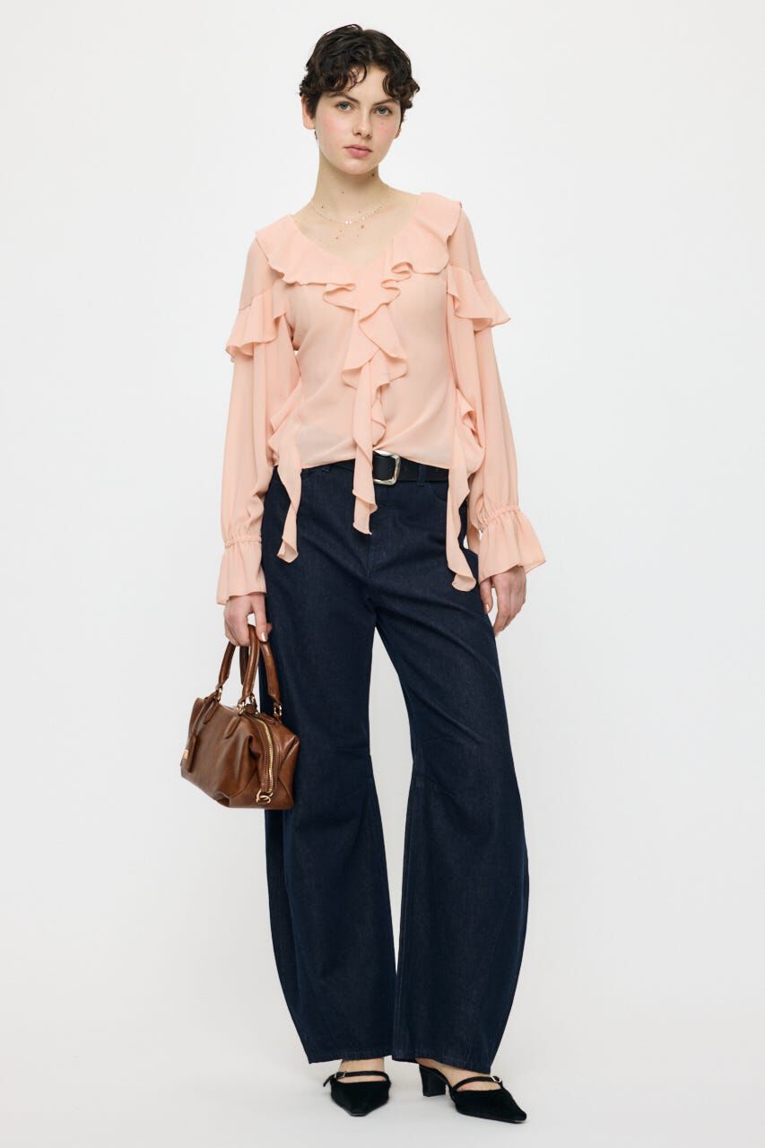 MOUSSY「HORSESHOE バギー」|デニム|