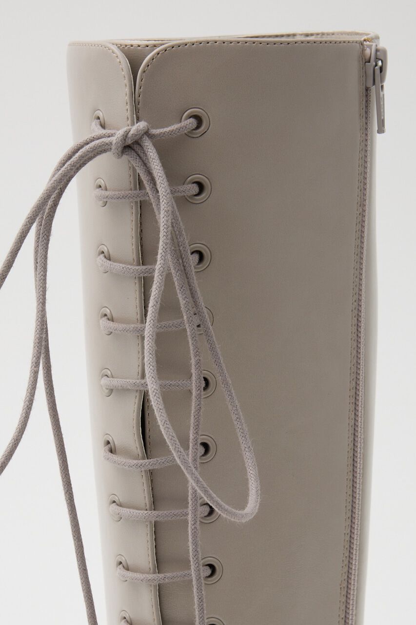 rienda「フロントレースアップロングブーツ」|その他|