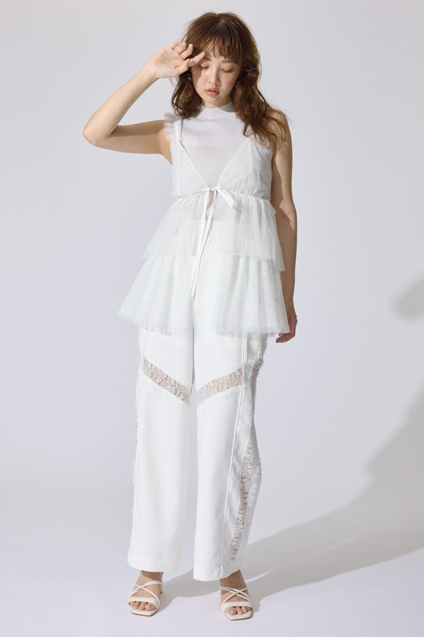 rienda「ボリュームチュールジレ」|シャツ・ブラウス|