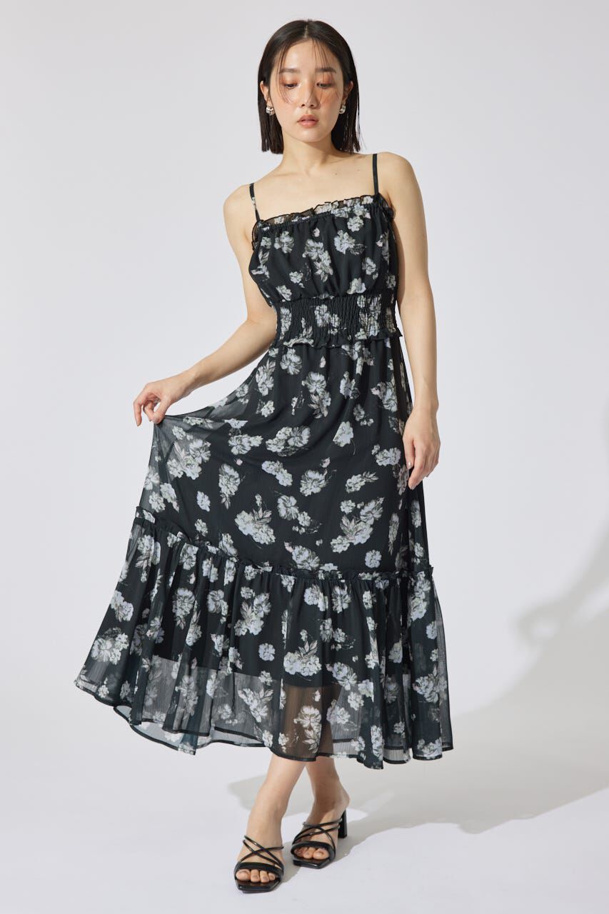 rienda「シャーリングワンピースセット」|ワンピース|