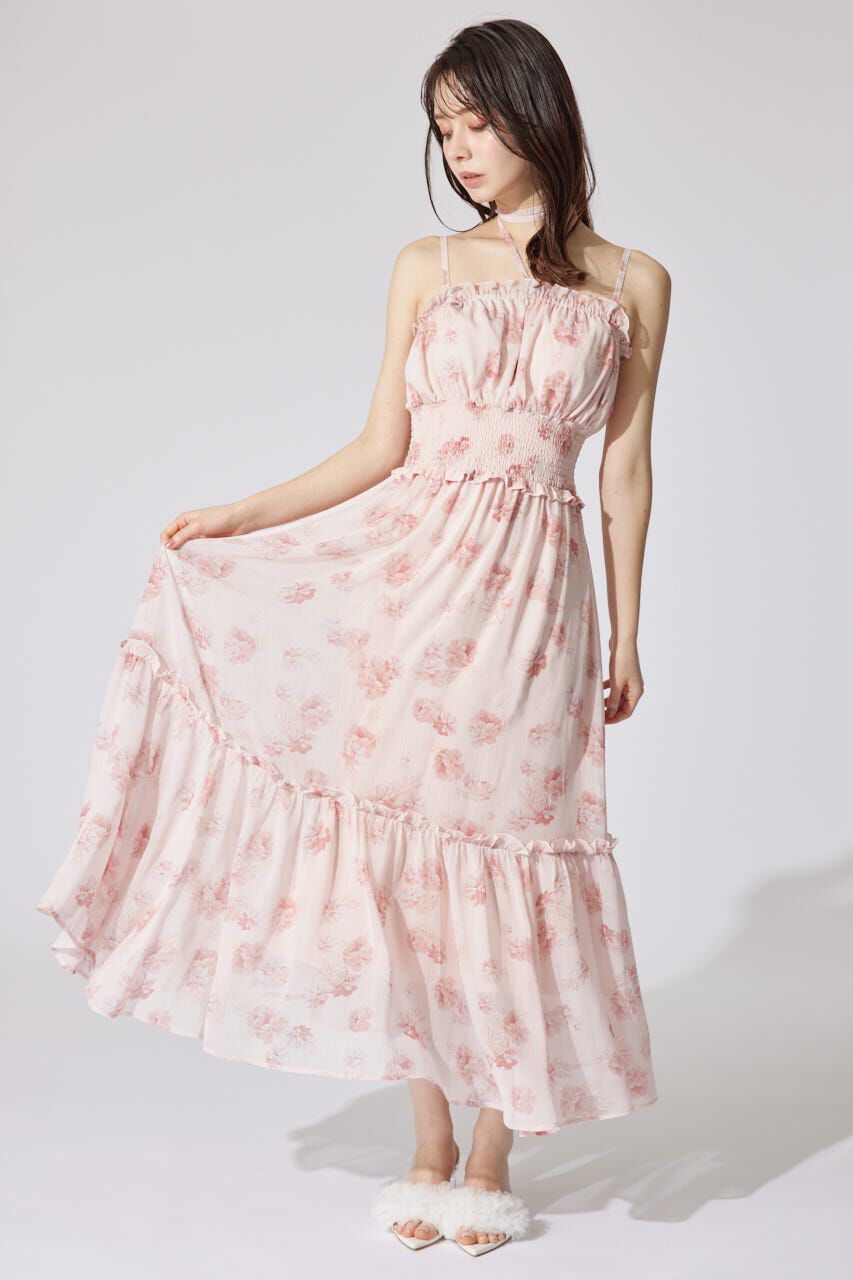 rienda「シャーリングワンピースセット」|ワンピース|